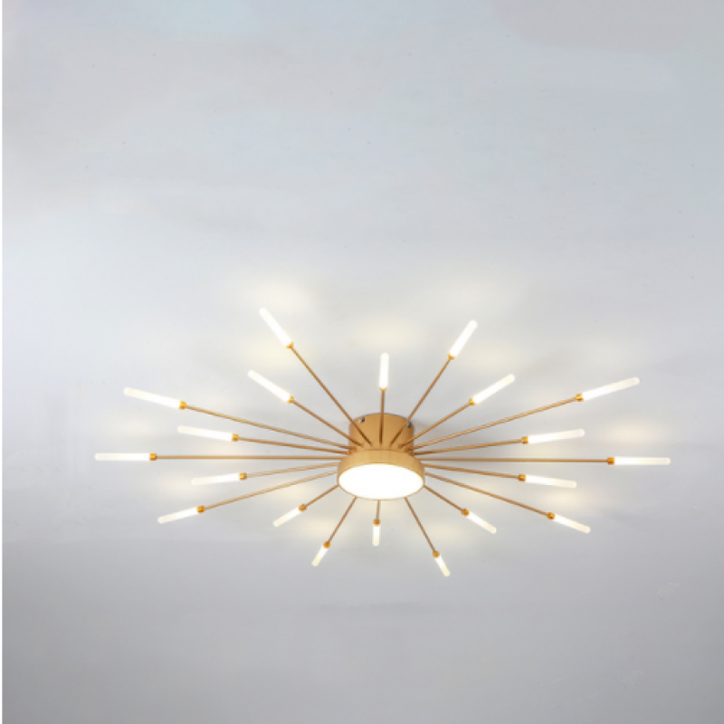 Pyrenna Starburst Metal Firework Ceiling Light