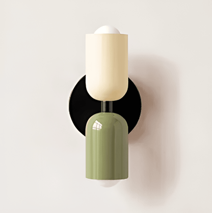 Miravel Bauhaus Iron Capsule Wall Light
