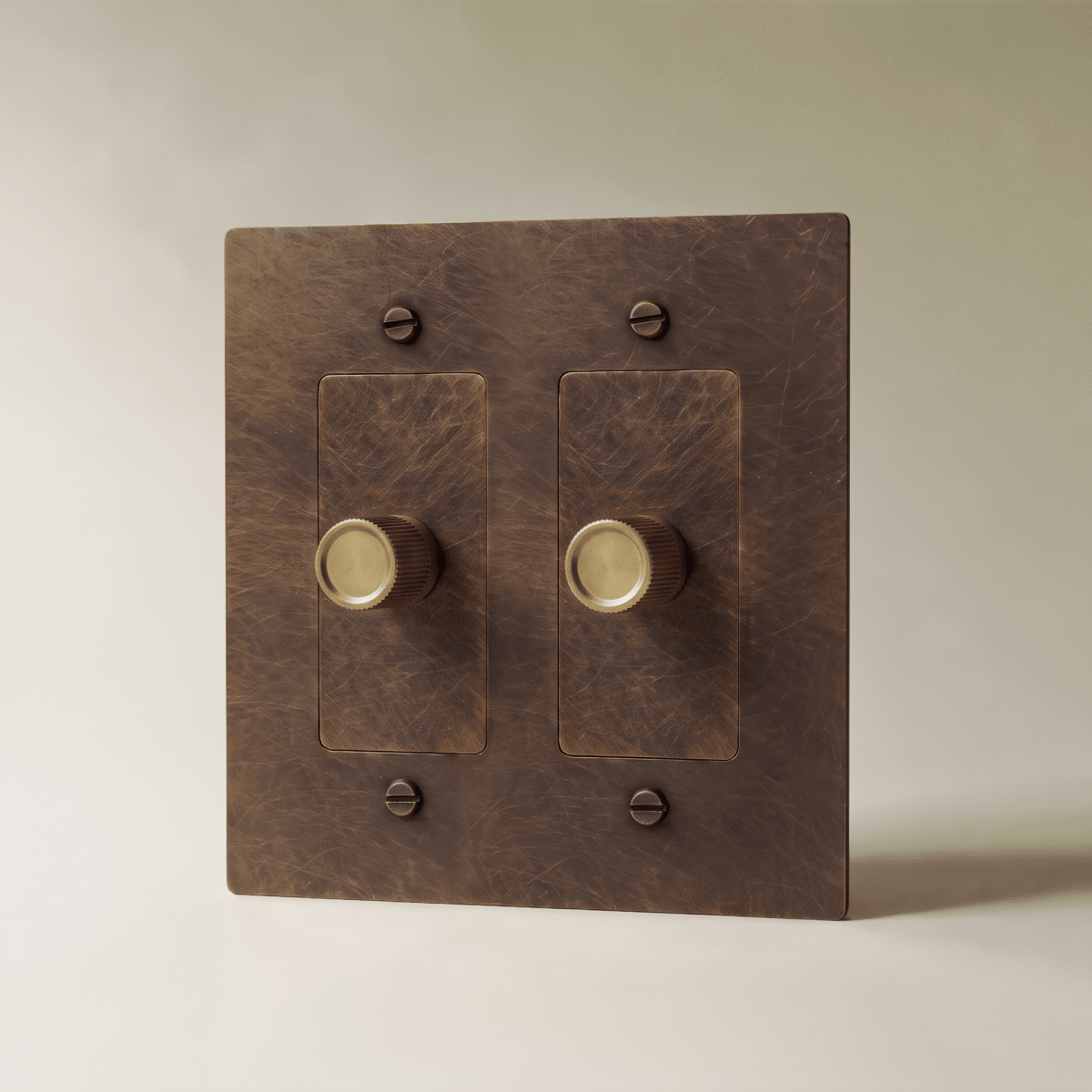 Norvessa Vintage Brass Rotary Dimmer Switch