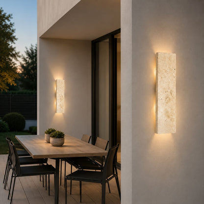 Travertine Stone Wall Light