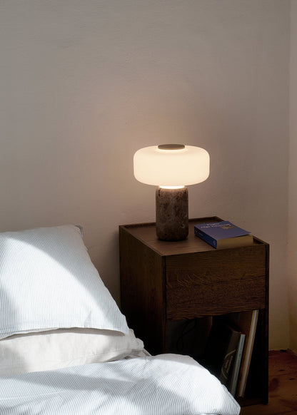 Marble Opal Dome Table Lamp