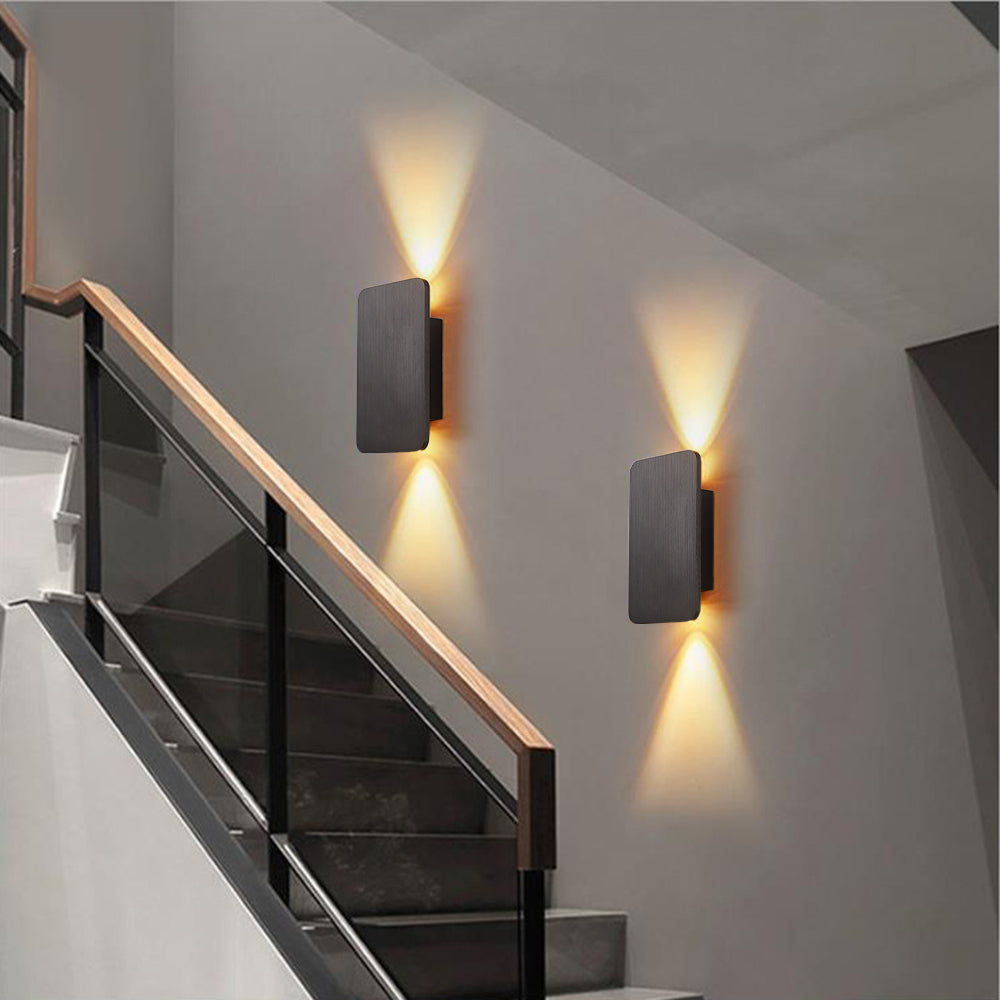 Valtera Bauhaus Metal Rectangular Wall Light
