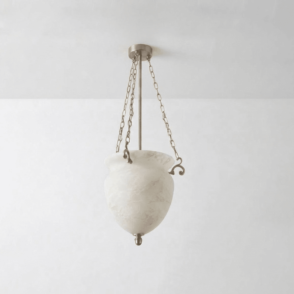 Alabaster Urn Chain Pendant