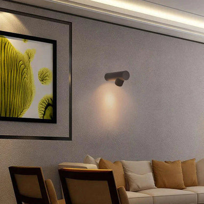 Metal Cylinder Outdoor Wall Light