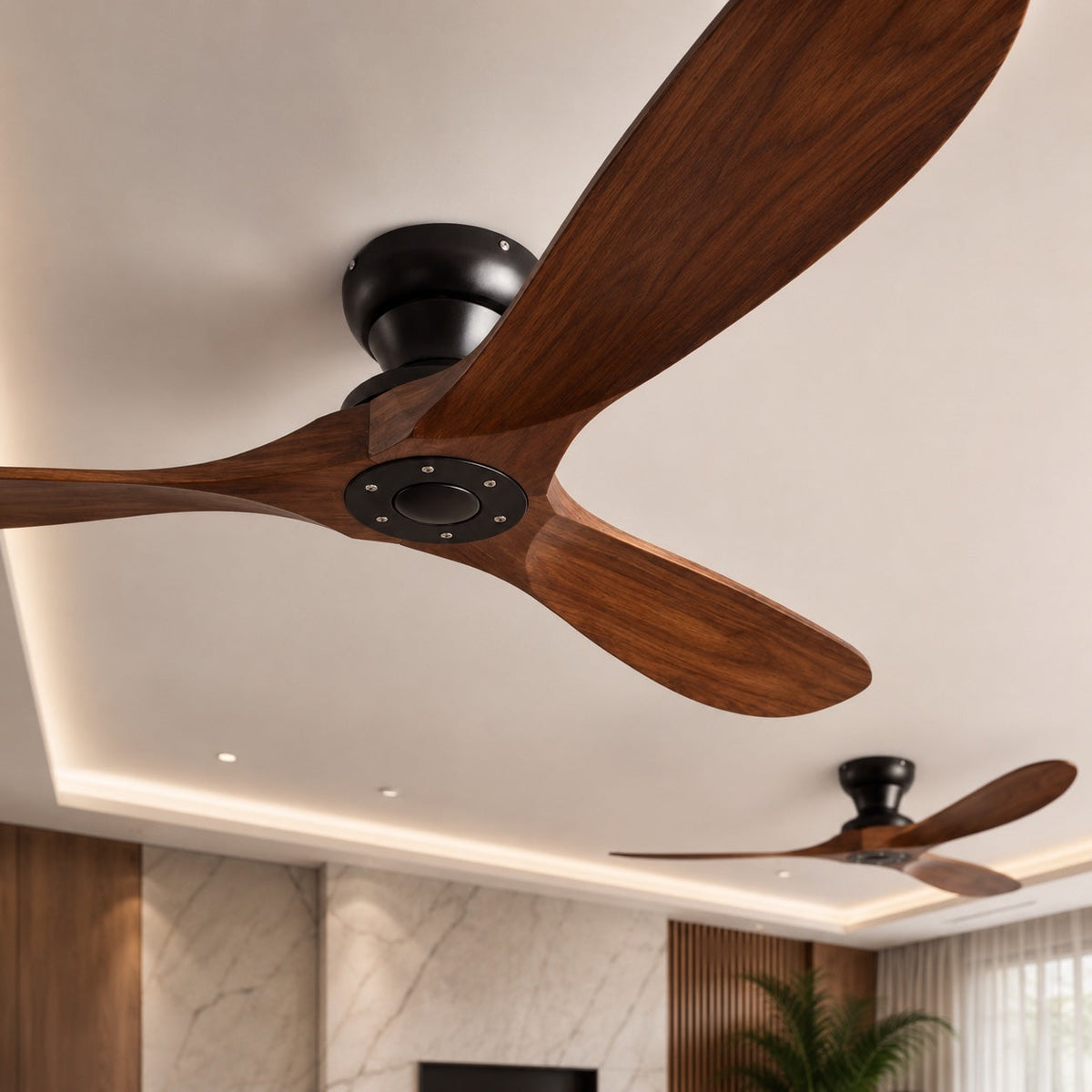 Three Blade Wood Ceiling Fan
