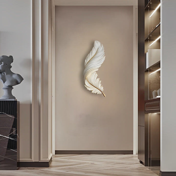 Sculpted Plume LED Wall Light