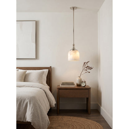 Alabaster Bell Pendant Light