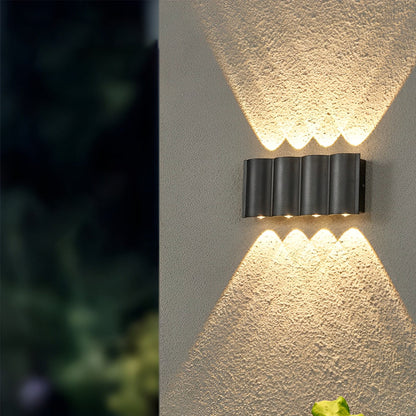 Wave LED Outdoor Wall Light