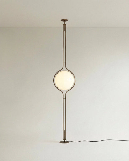 Pelvaro Mid-Century Metal Floor-to-Ceiling Lamp
