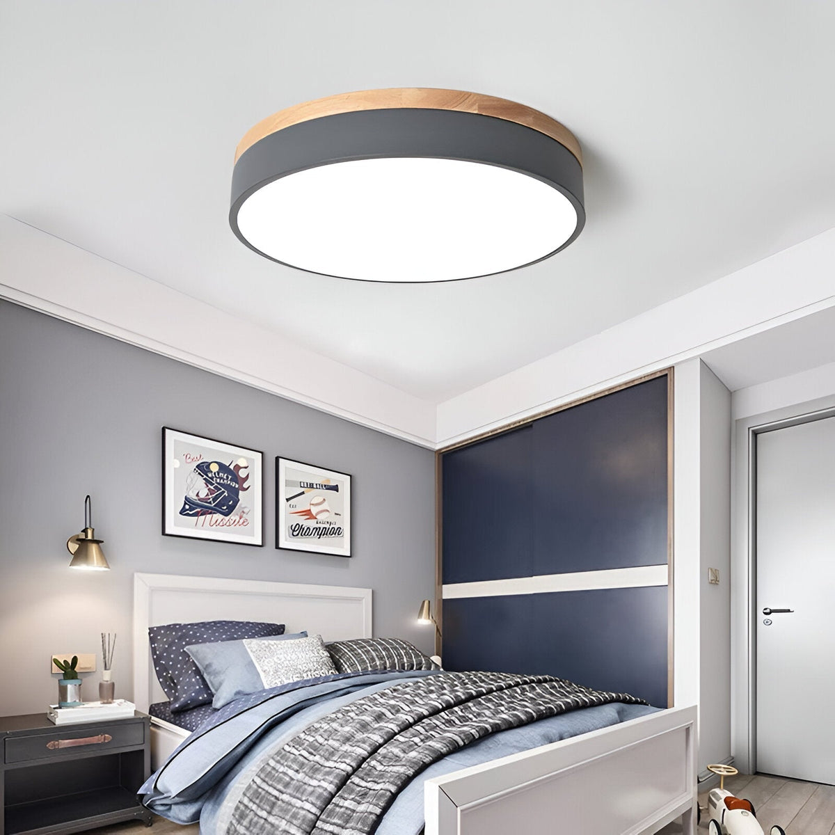 Calluvia Nordic Acrylic Flush Ceiling Light