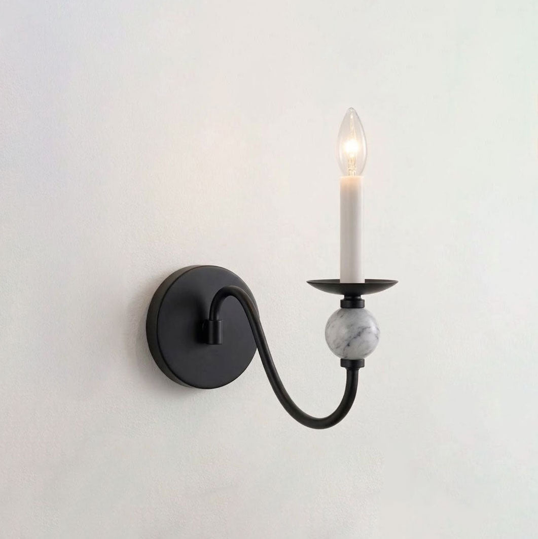 Marble Ball Wall Sconce