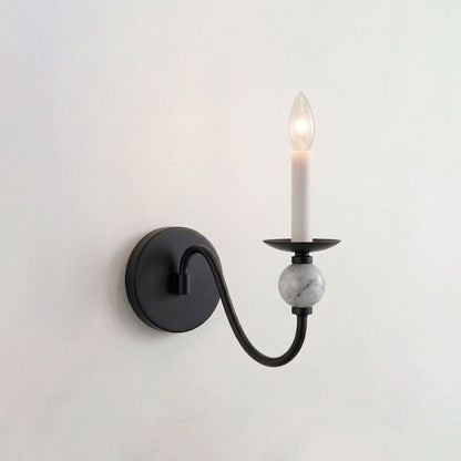 Marble Ball Wall Sconce