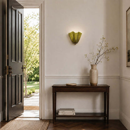 Draped Glass Wall Light