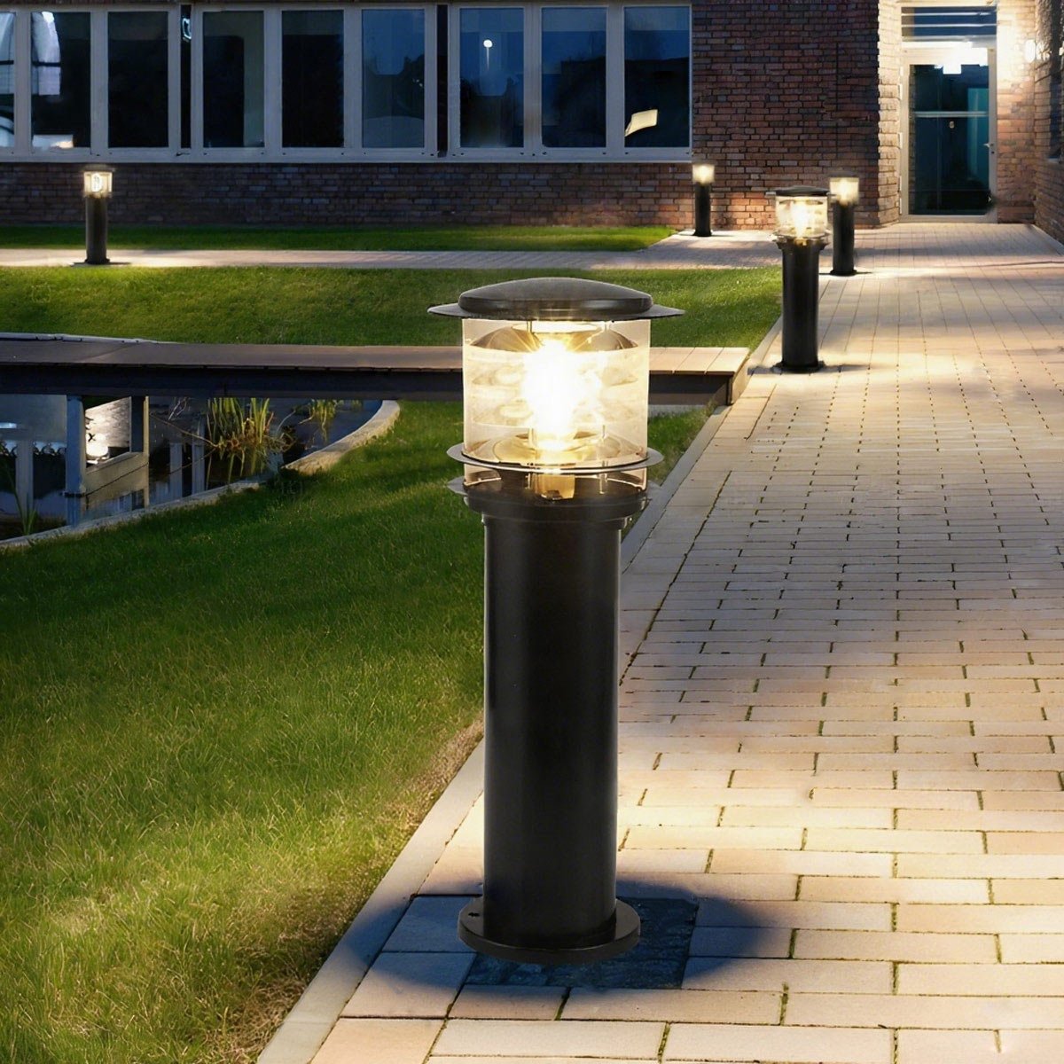 Velmora Modern Aluminium Garden Bollard Light