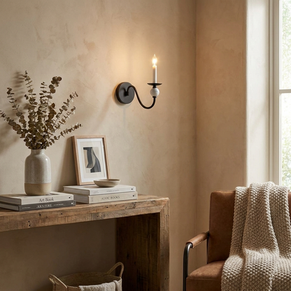 Marble Ball Wall Sconce