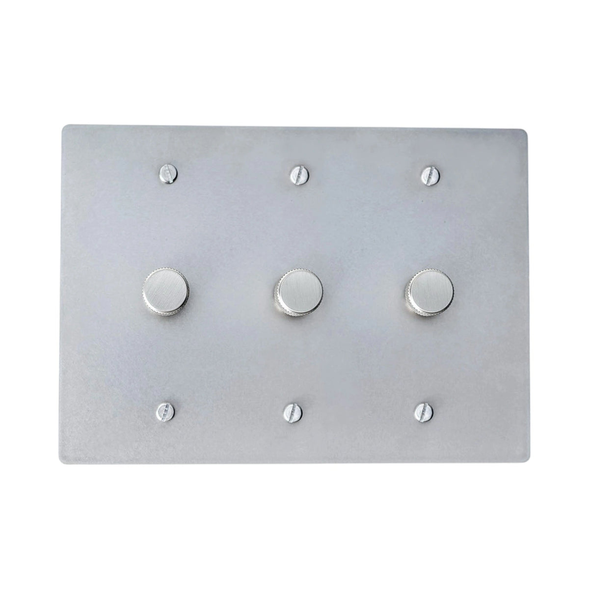 Faylore Vintage Brass 3-Gang Rotary Dimmer Switch