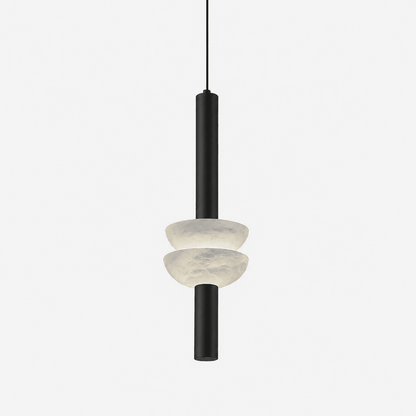 Alabaster Disc Pendant Light
