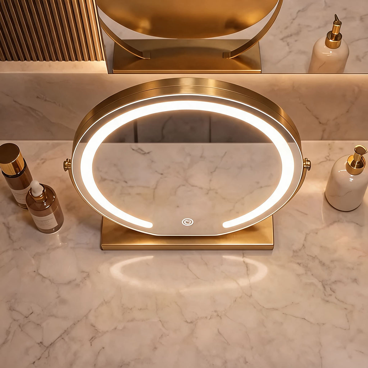 Round LED Vanity Mirror