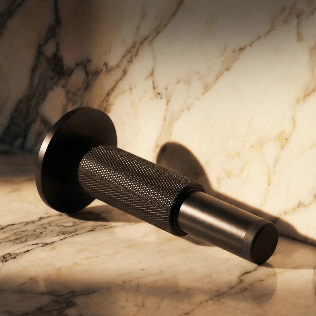Oskarel Industrial Brass Wall Door Stop