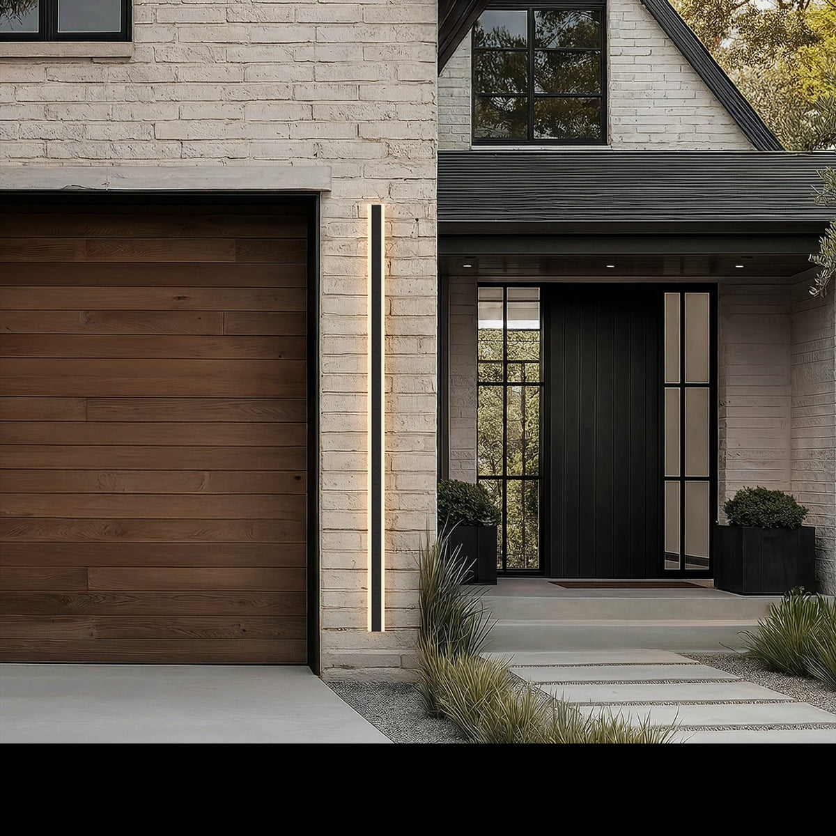 Zephlyn Linear Aluminium Outdoor Wall Light