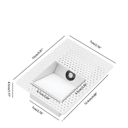 Nichelle Minimalist Aluminium Recessed Stair Light