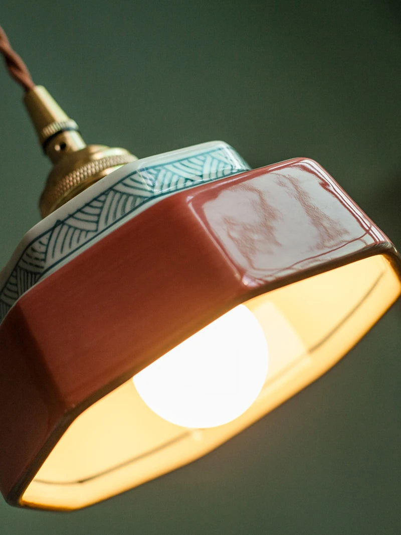 Quendra Nordic Ceramic Pendant Light