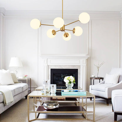 Spunik Opal Sphere Chandelier