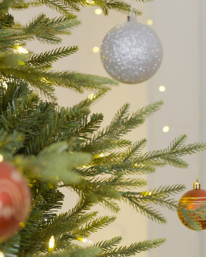 Skovra Classic PE/PVC 12ft Pre-Lit Christmas Tree