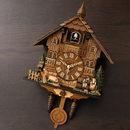 Brenvika Alpine MDF Pendulum Cuckoo Clock