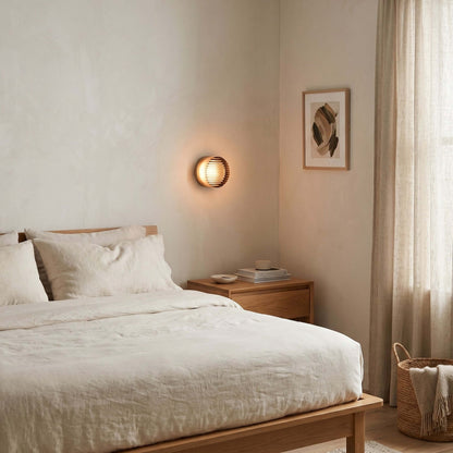 Round Coloured Wall Light