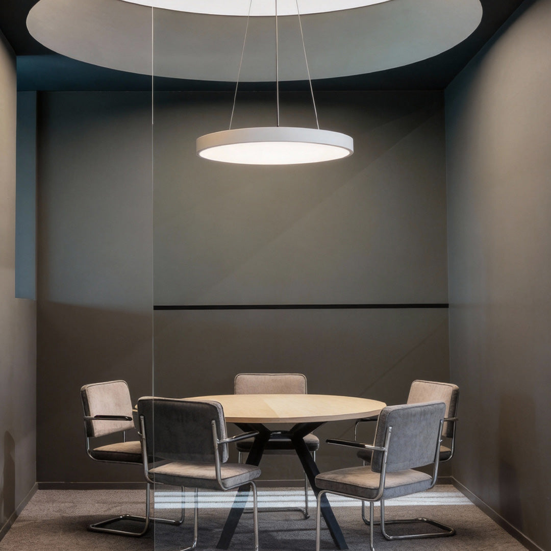 Circular Metal Ring Pendant Light