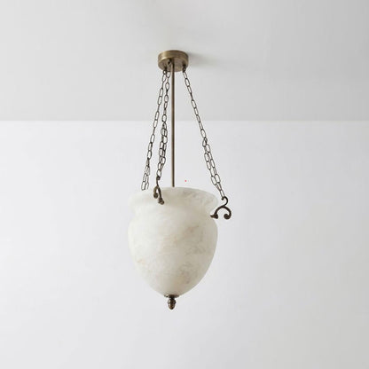 Alabaster Urn Chain Pendant