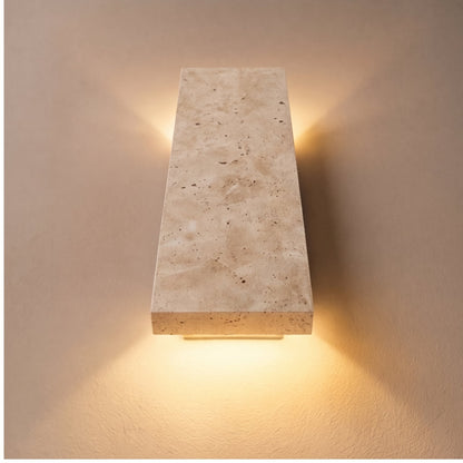 Travertine Stone Wall Light