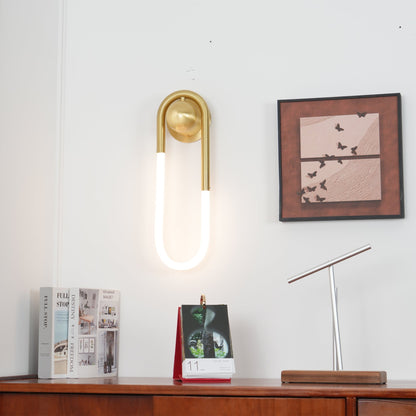 Oval Acrylic Tube Wall Light
