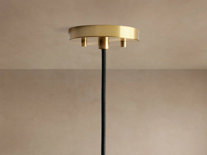 Seeded Glass Globe Pendant Light
