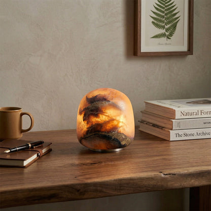 Alabaster Stone Cordless Table Lamp