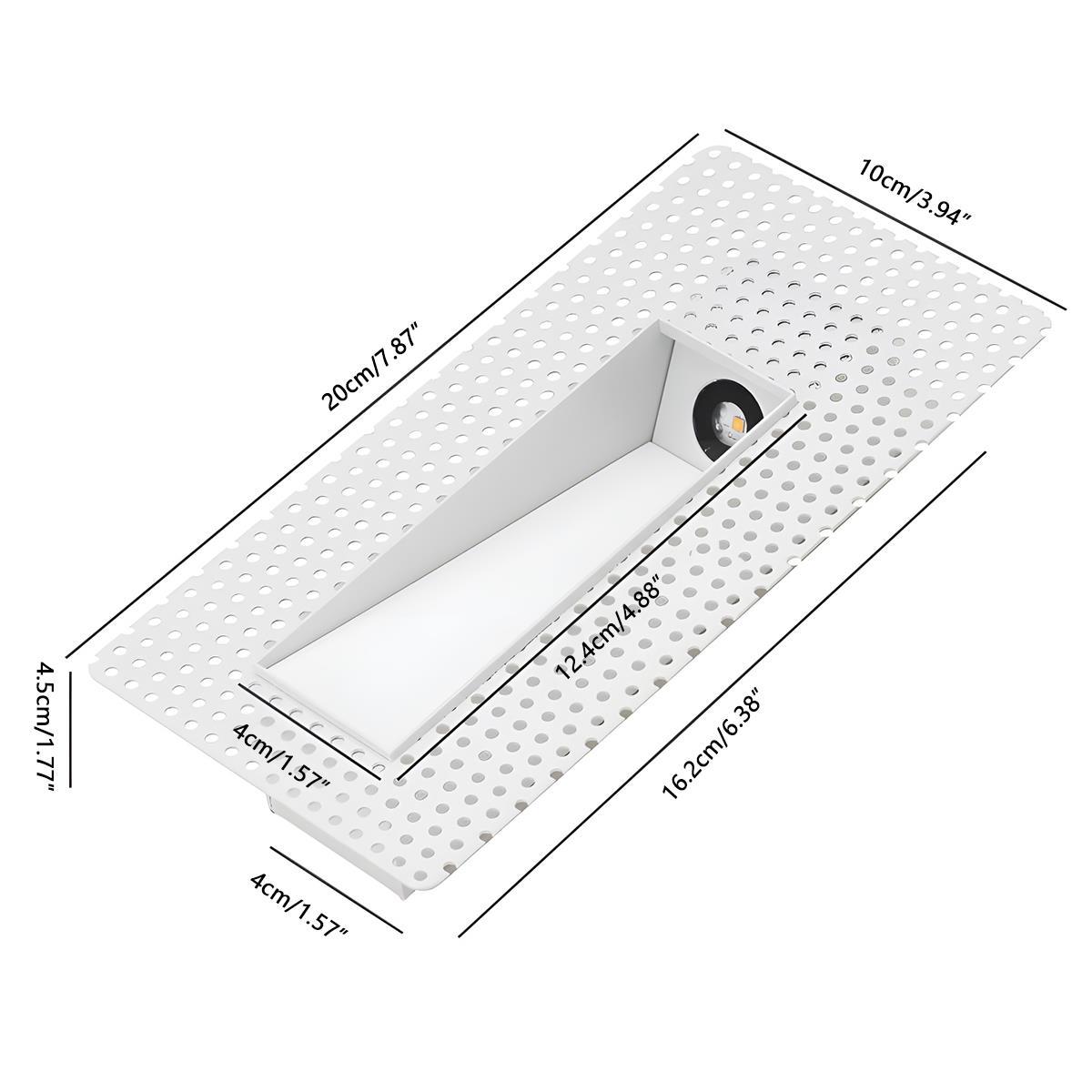 Nichelle Minimalist Aluminium Recessed Stair Light
