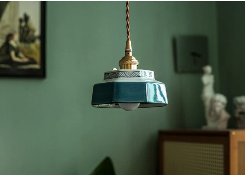 Quendra Nordic Ceramic Pendant Light