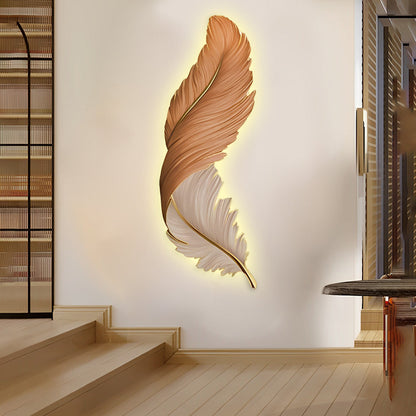 Sculpted Plume LED Wall Light