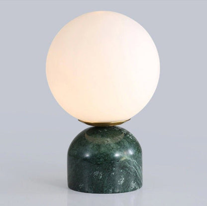 Marble Dome Globe Table Lamp