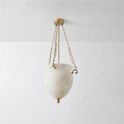 Alabaster Urn Chain Pendant