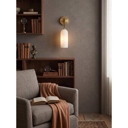 Sculptural Alabaster Wall Light