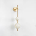 Alabaster Orb Wall Light