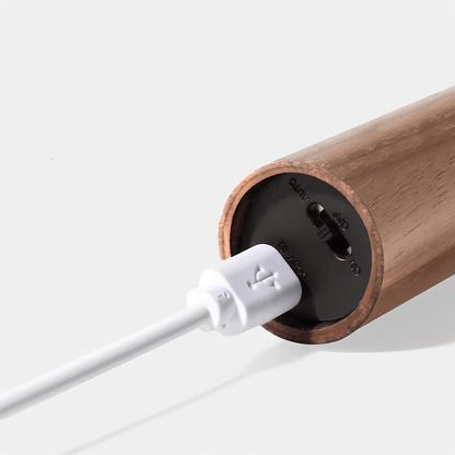 Slim Wood Wireless Wall Light