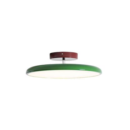 Round Wood Swivel Ceiling Light