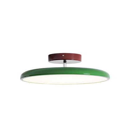 Round Wood Swivel Ceiling Light