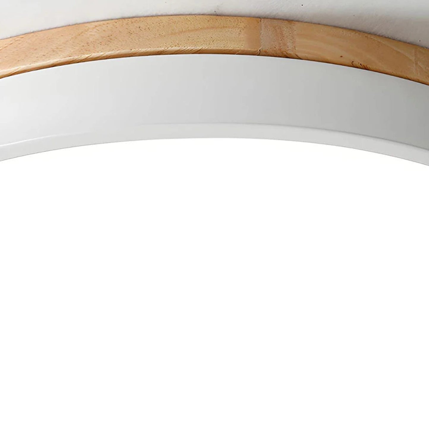 Dimmable Wood Panel Ceiling Light