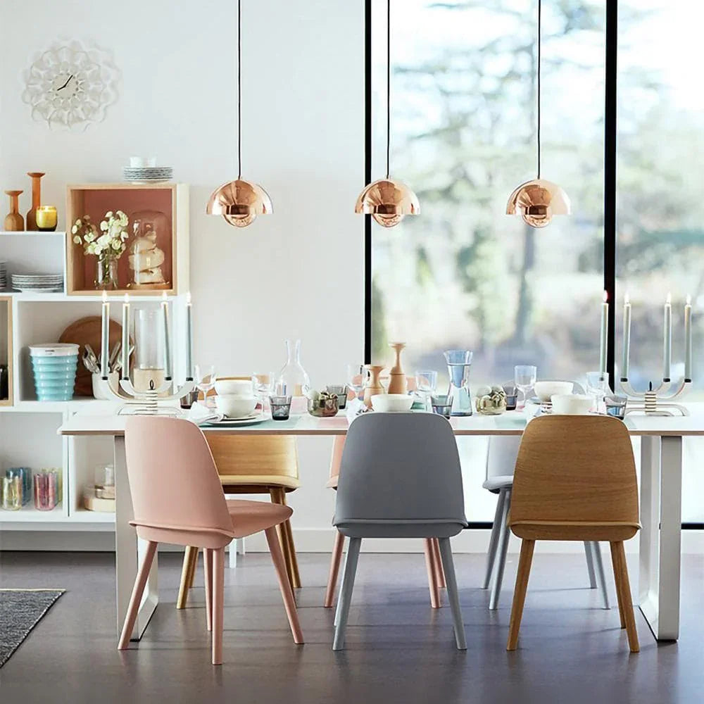 Twin Dome Metal Pendant Light
