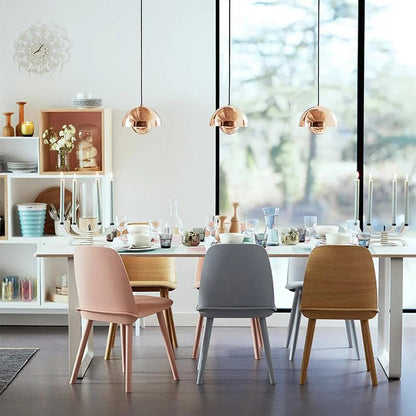 Twin Dome Metal Pendant Light