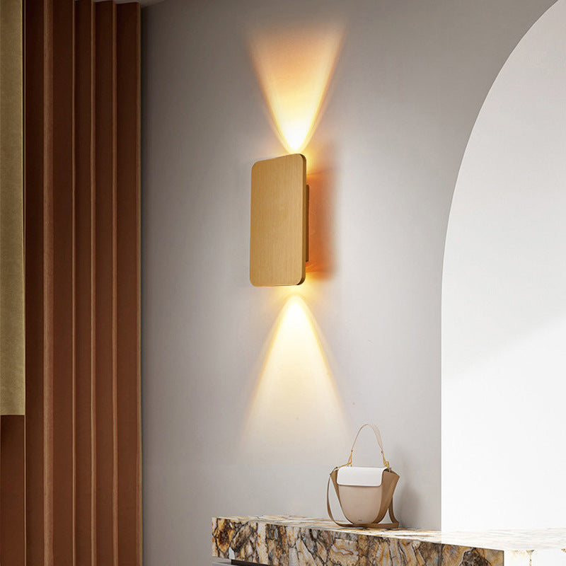 Valtera Bauhaus Metal Rectangular Wall Light